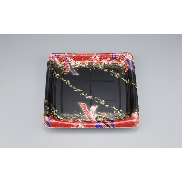 【蓋付き】SFシャチ盛235(結び舞赤) 【本体20枚・蓋20枚セット】